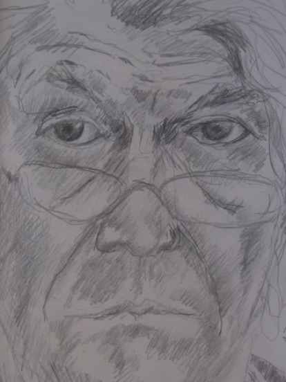 'Selbstbildnis',
Irland, Bleistift, 2007,
30 x 20 'Selbstbildnis',
Irland, Bleistift, 2007,
30 x 20